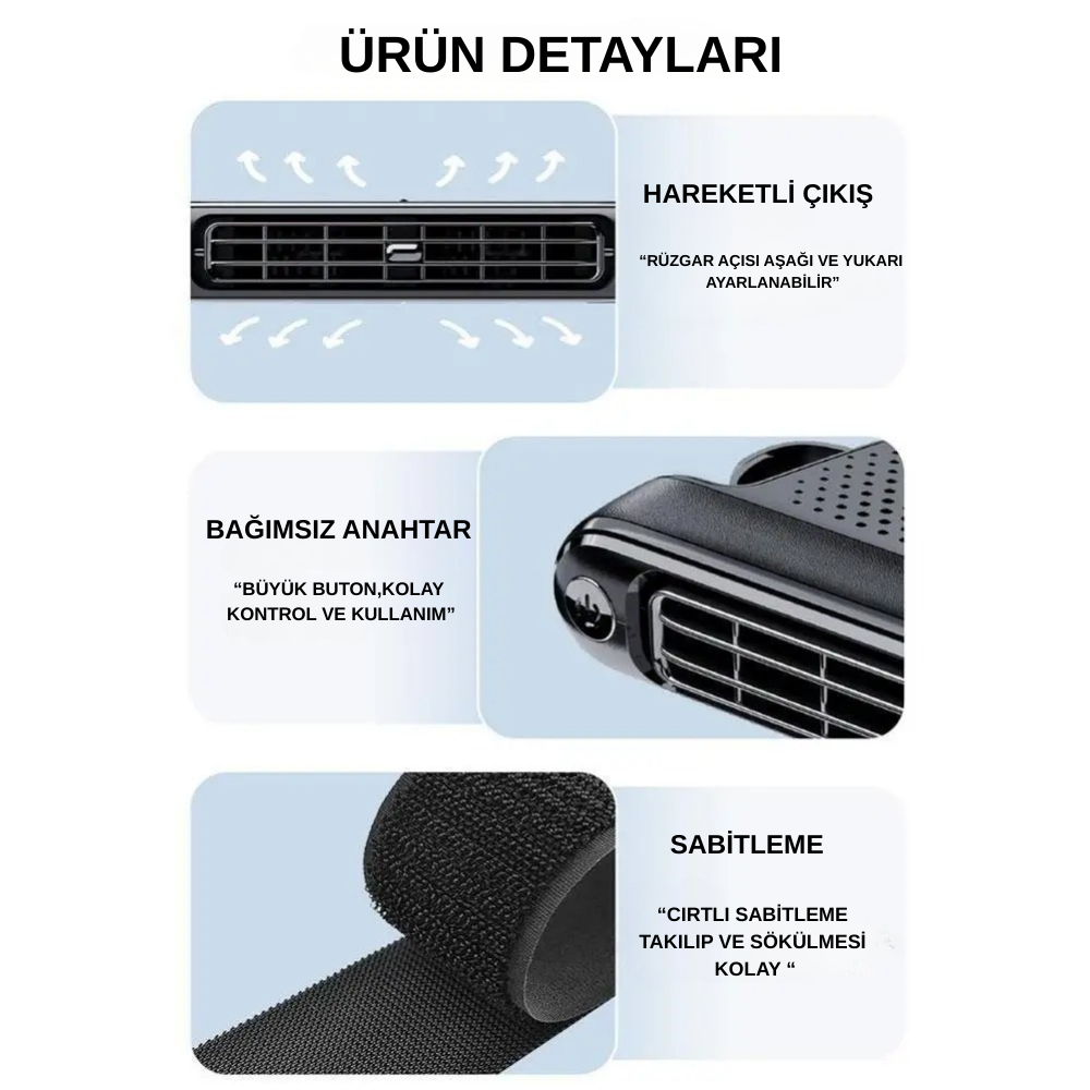 Araç Koltuk Soğutma Fanı
